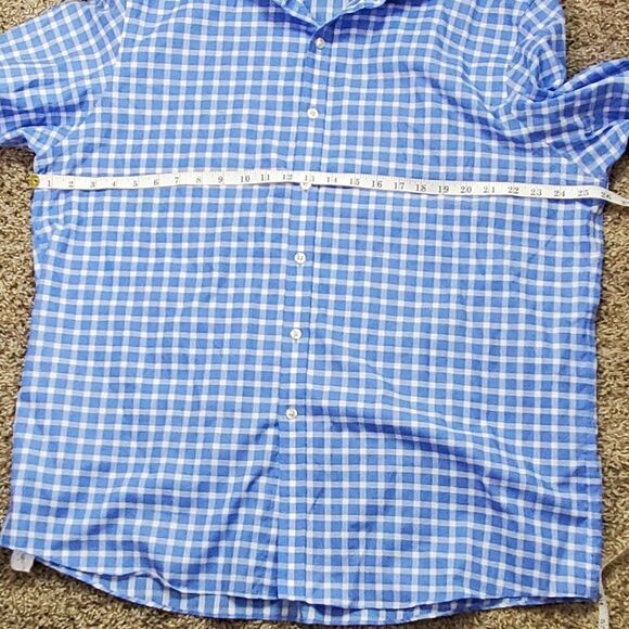 Michael Michael Kors Blue Checkered Shirt - Picture 5 of 6